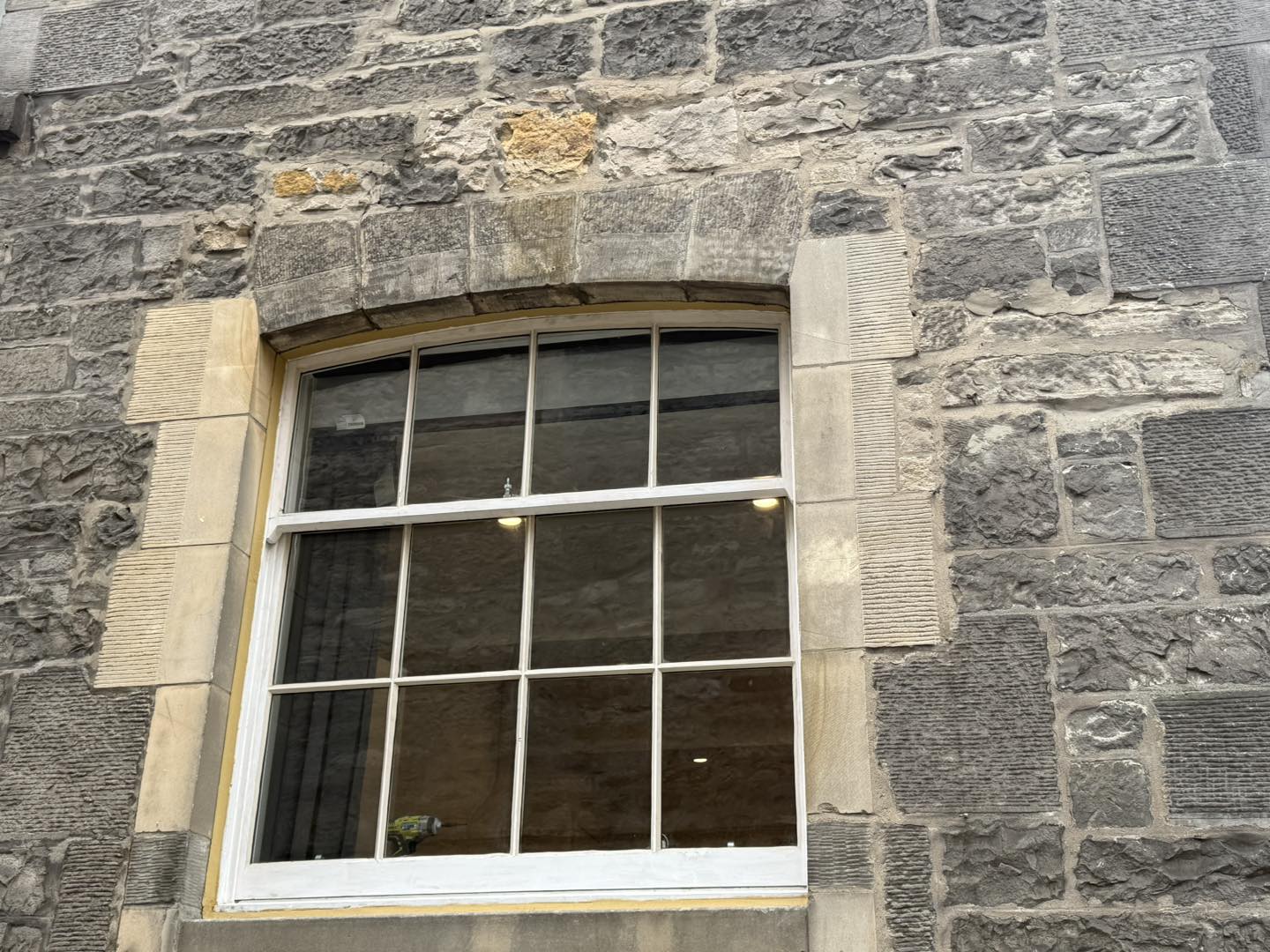 Large rectangle Sash windows on old house